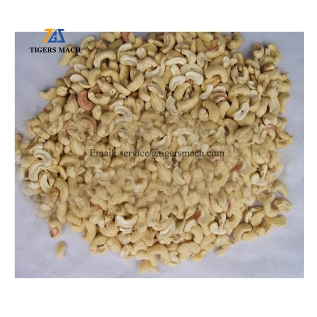 Cheap price shelled peeled white cashew making machine, produce and peel cashew processing equipment