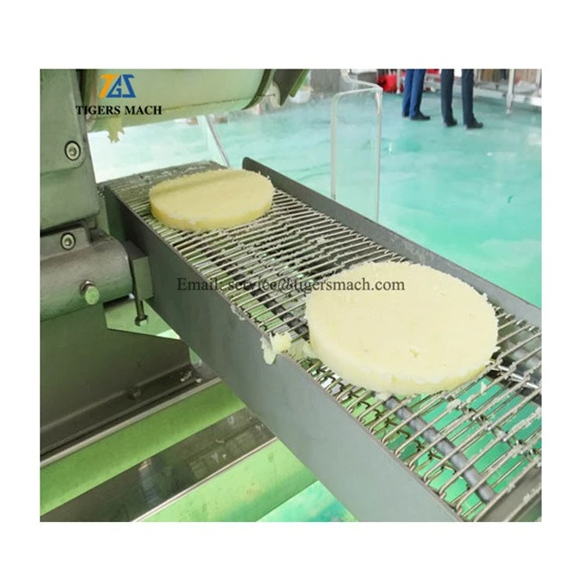 Meat hamburger former machine